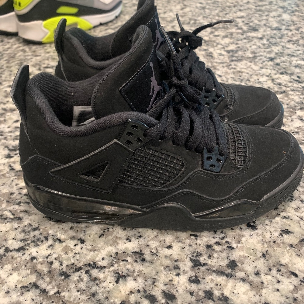 Black Cat Air Jordan 4's